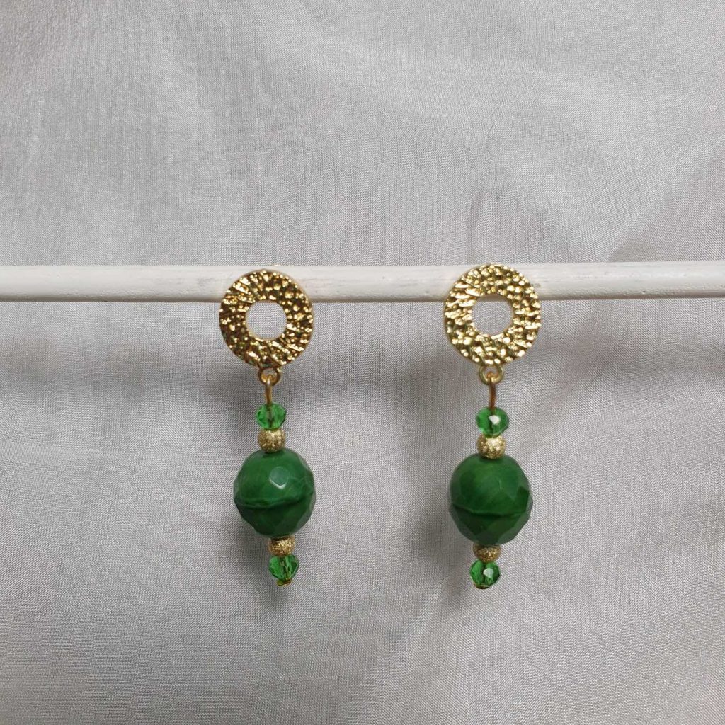 Oorbel groen