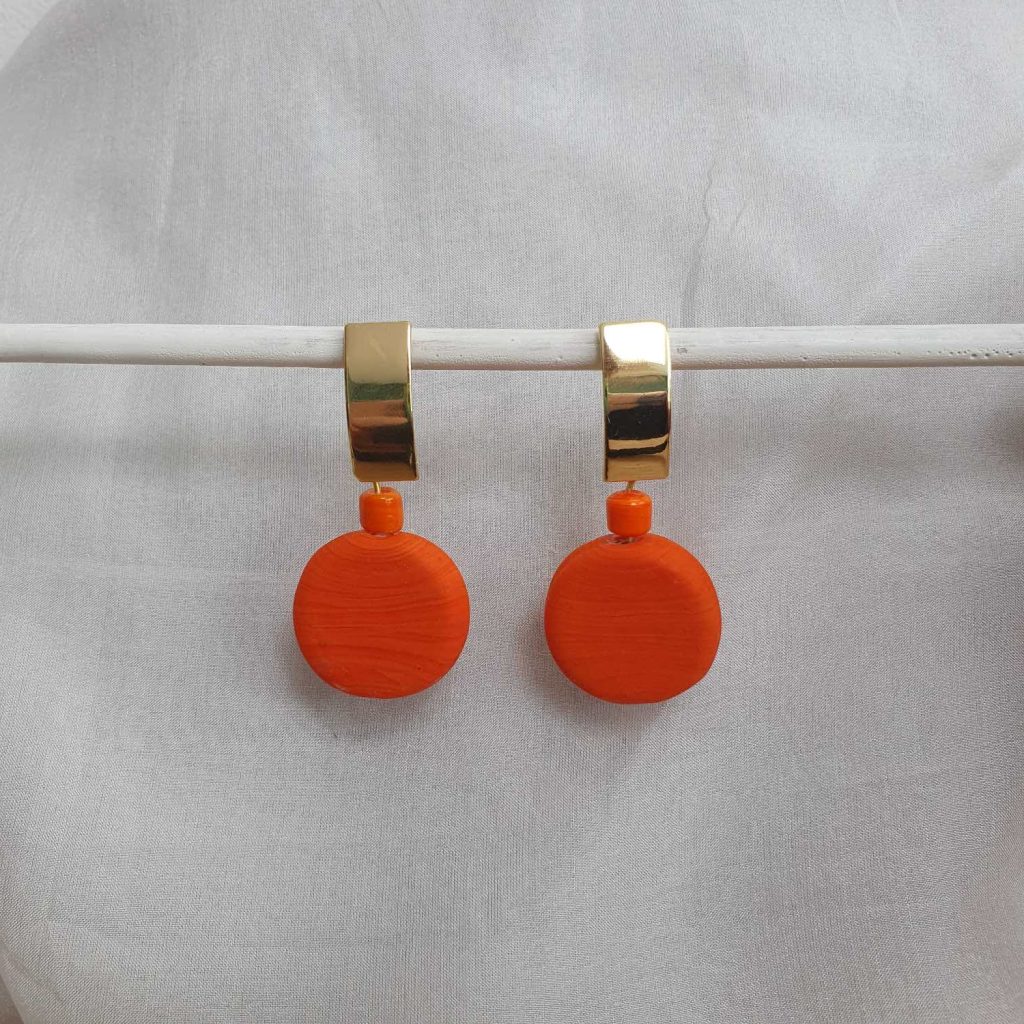 Oorbel oranje